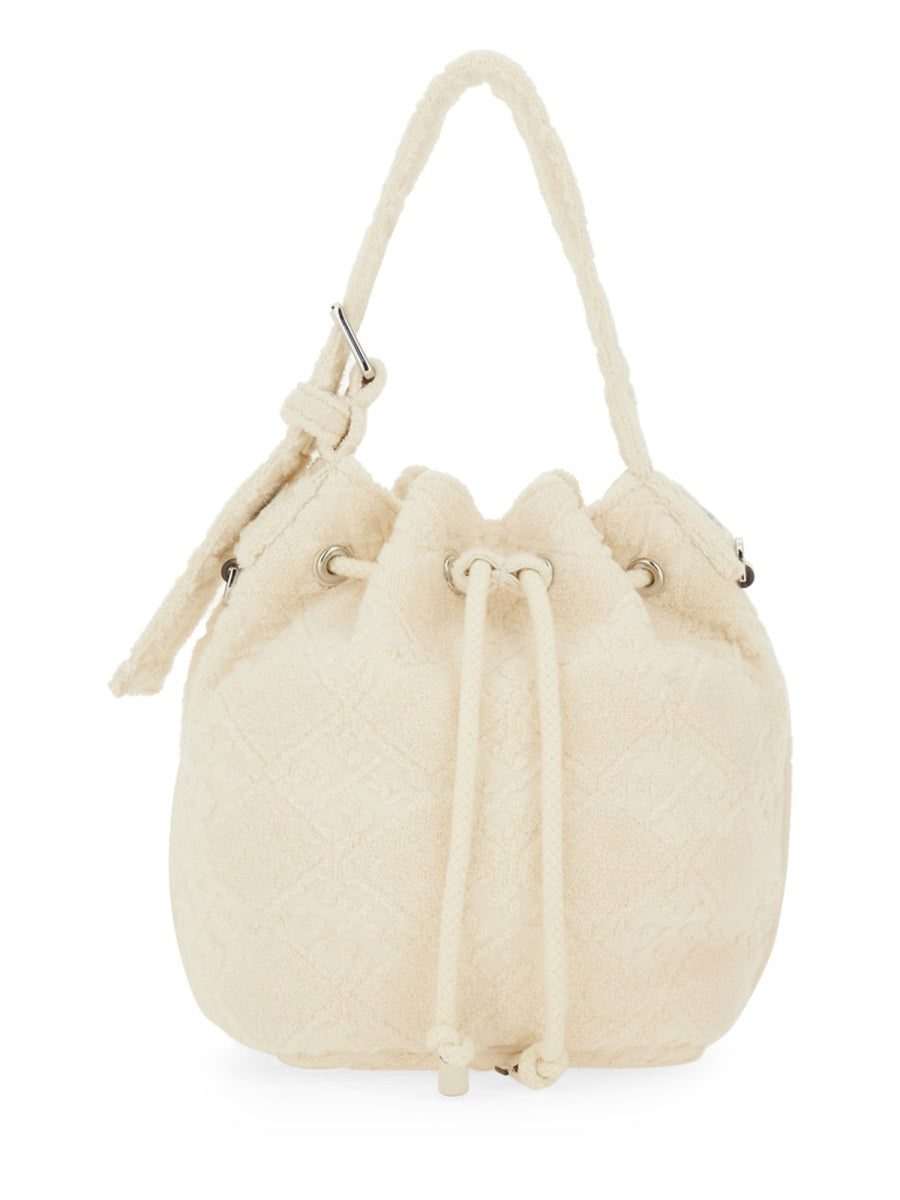 T Monogram Mini Bucket Bag