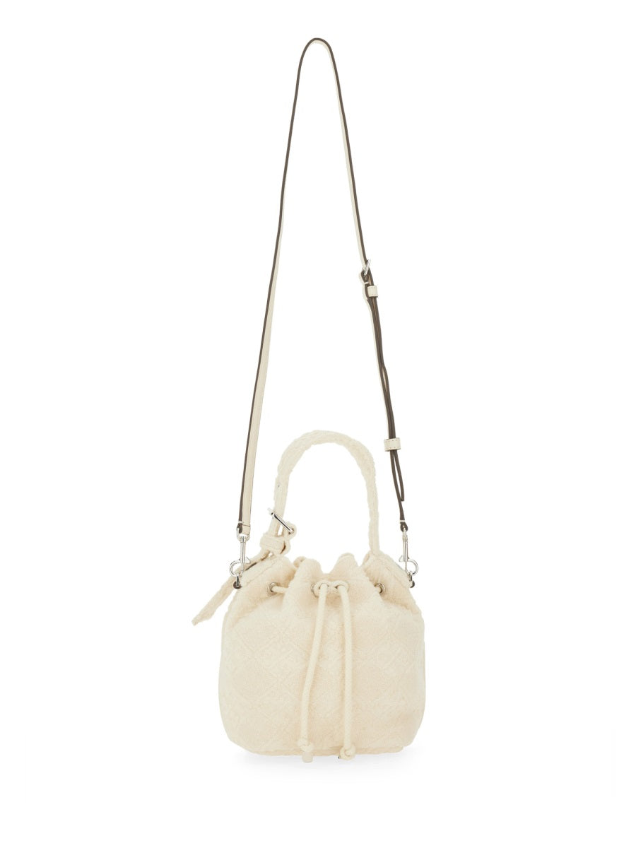 T Monogram Mini Bucket Bag
