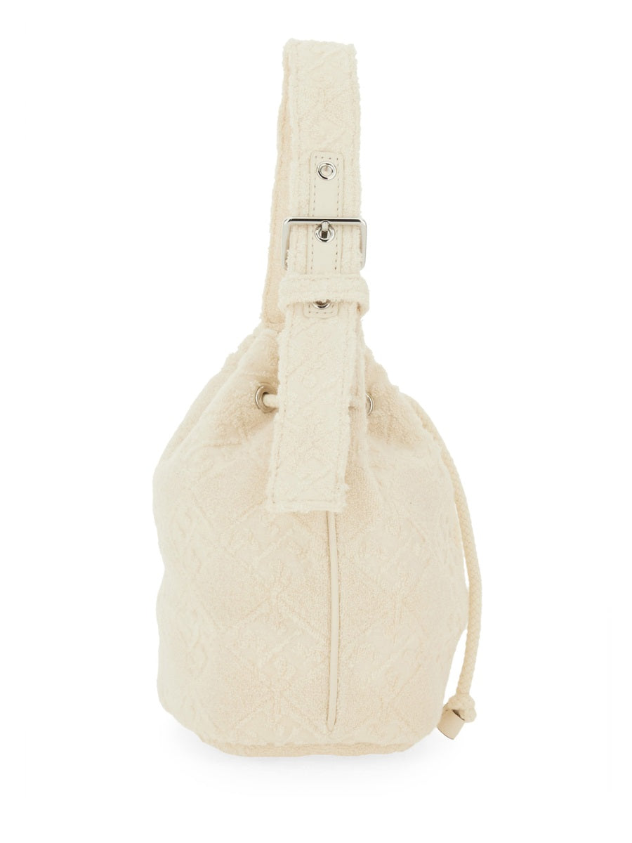 T Monogram Mini Bucket Bag