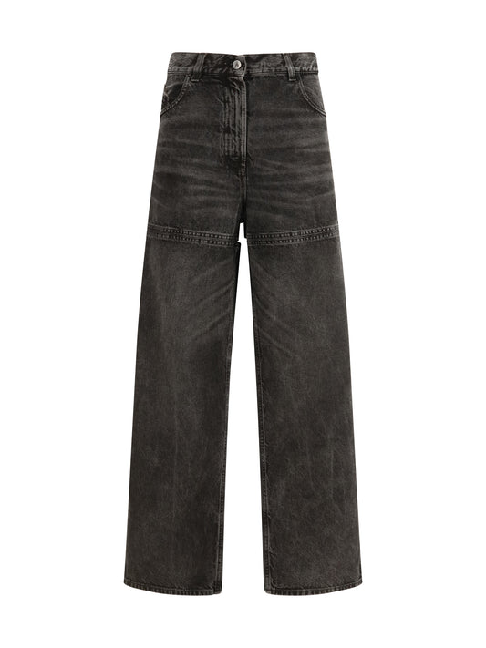 Jeans Cut-Out Black/White