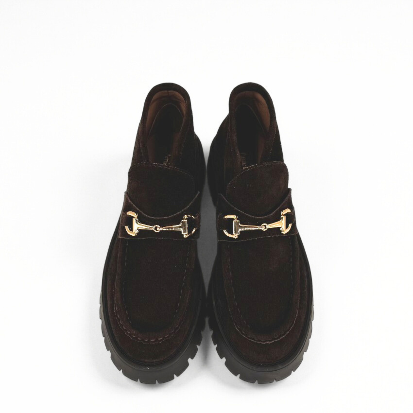 Dario Suede Horsebit Boots - Brown