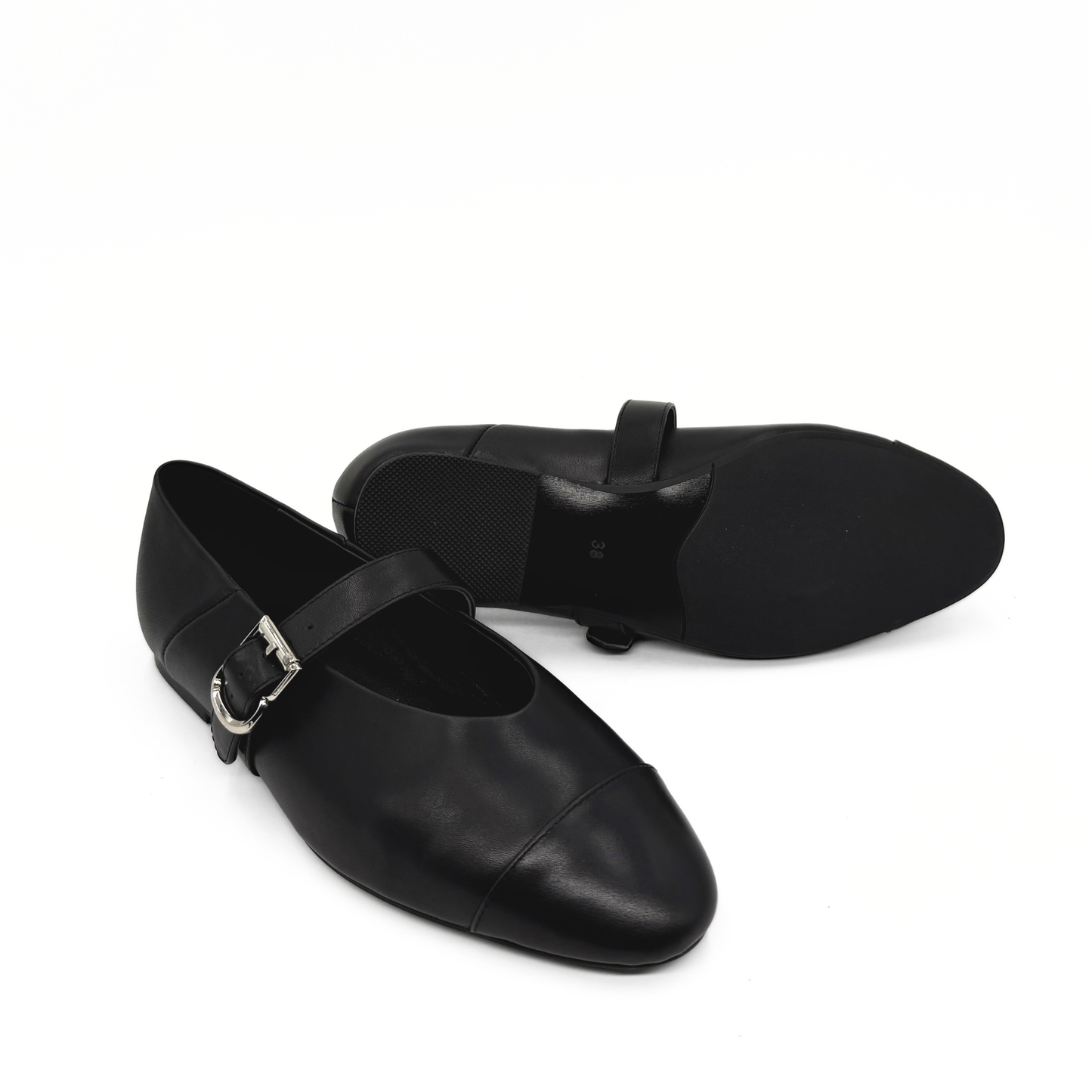 Reign Cap Toe Mary Janes - Black