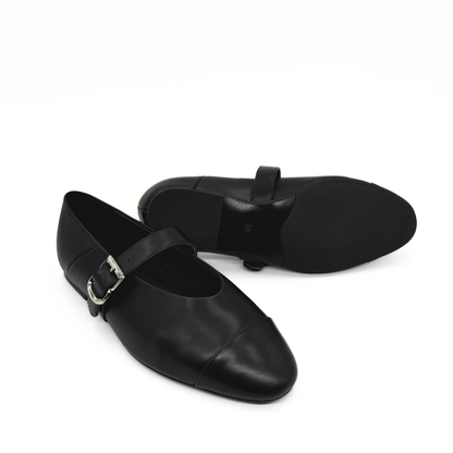 Reign Cap Toe Mary Janes - Black
