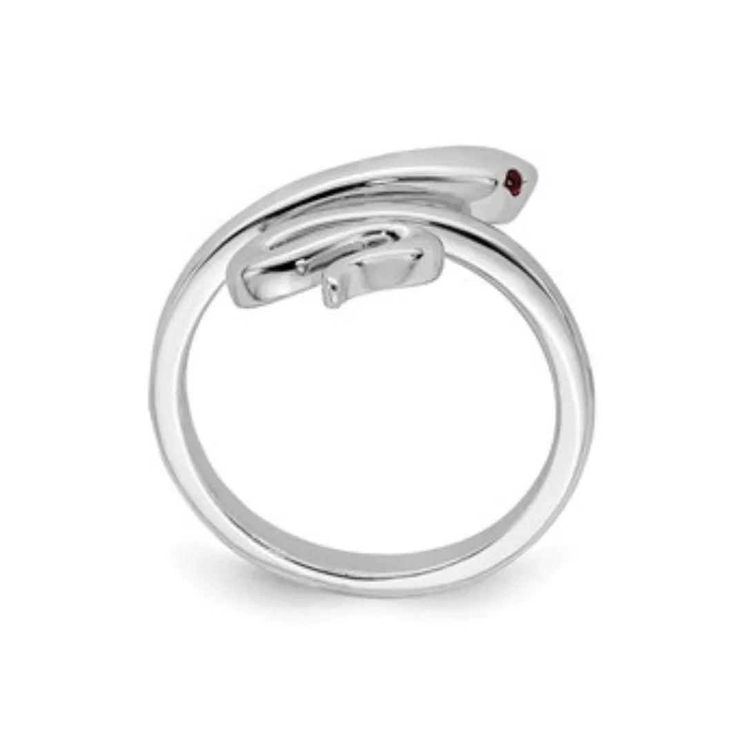 Silver Snake Toe Ring