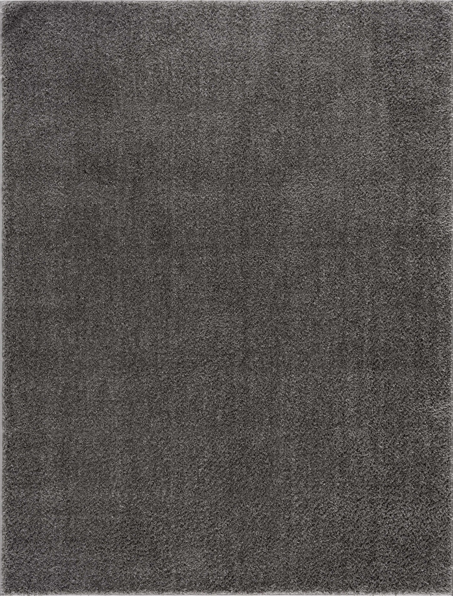 Judy Solid Dark Gray Washable Shag Rug - Clearance