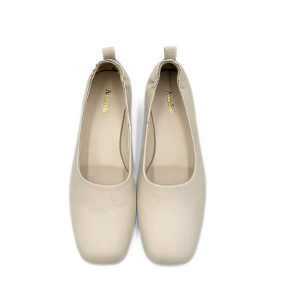 Planner Mini Block Heel - Beige
