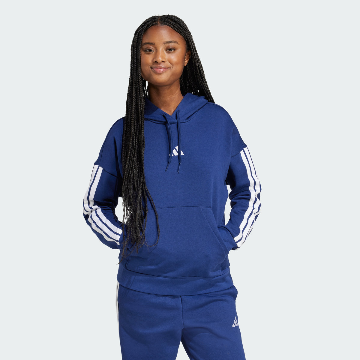 Dark Blue / White-