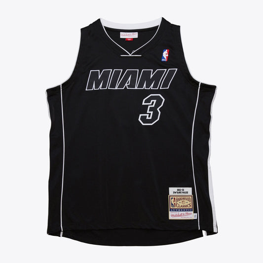 Men's Mitchell & Ness NBA Dark Alternate Jersey Heat 2011 Dwyane Wade