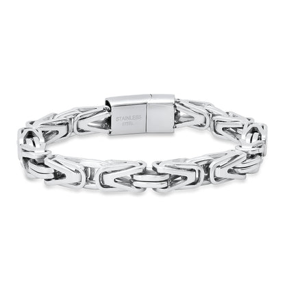 Interlock Link Chain Bracelet