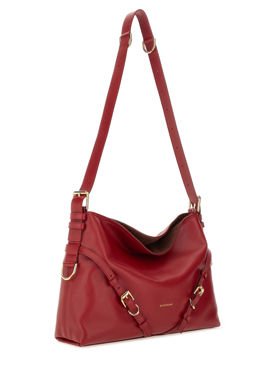 Medium Calf Leather Shoulder Bag