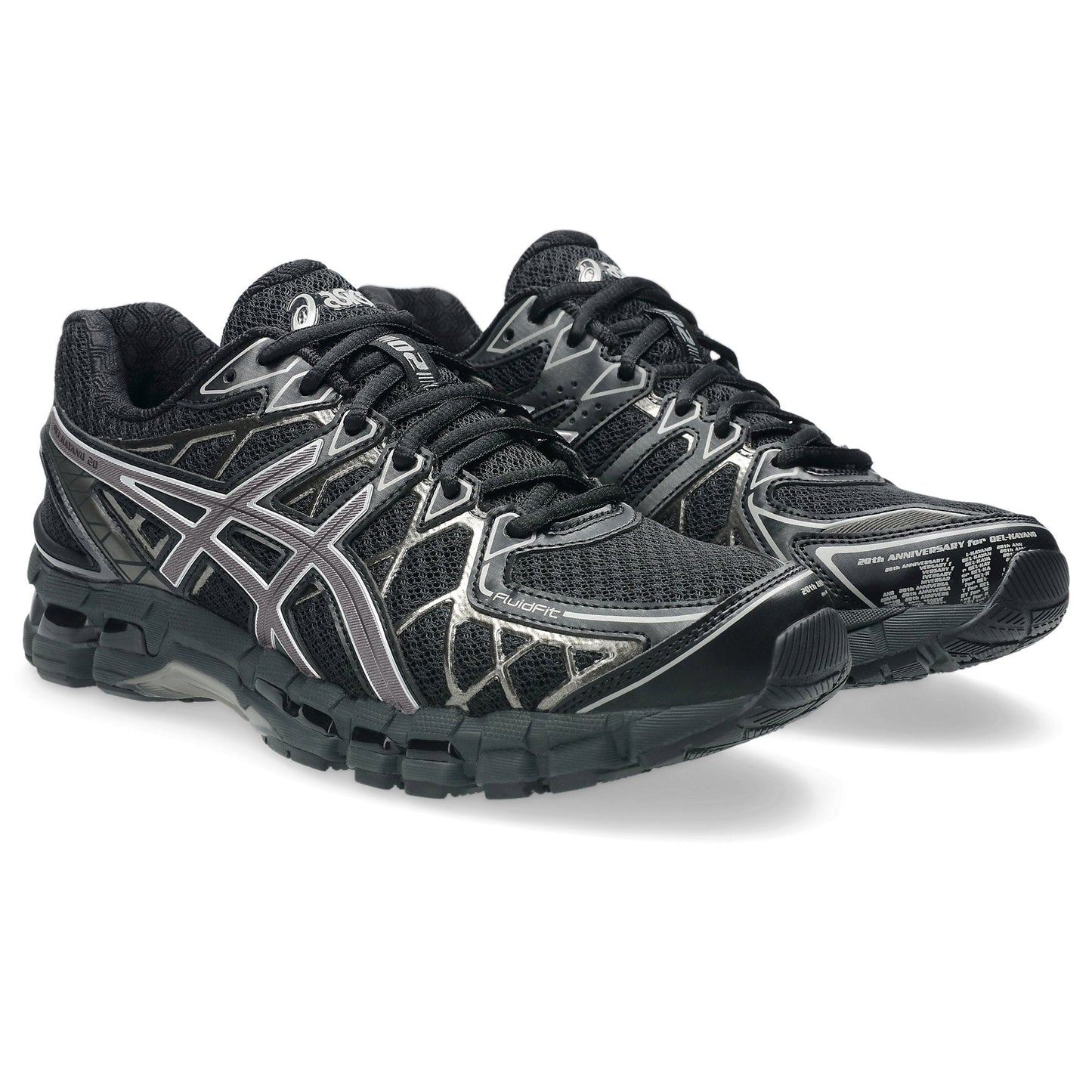 Men's Asics GEL-Kayano 20 - Black/Clay Grey