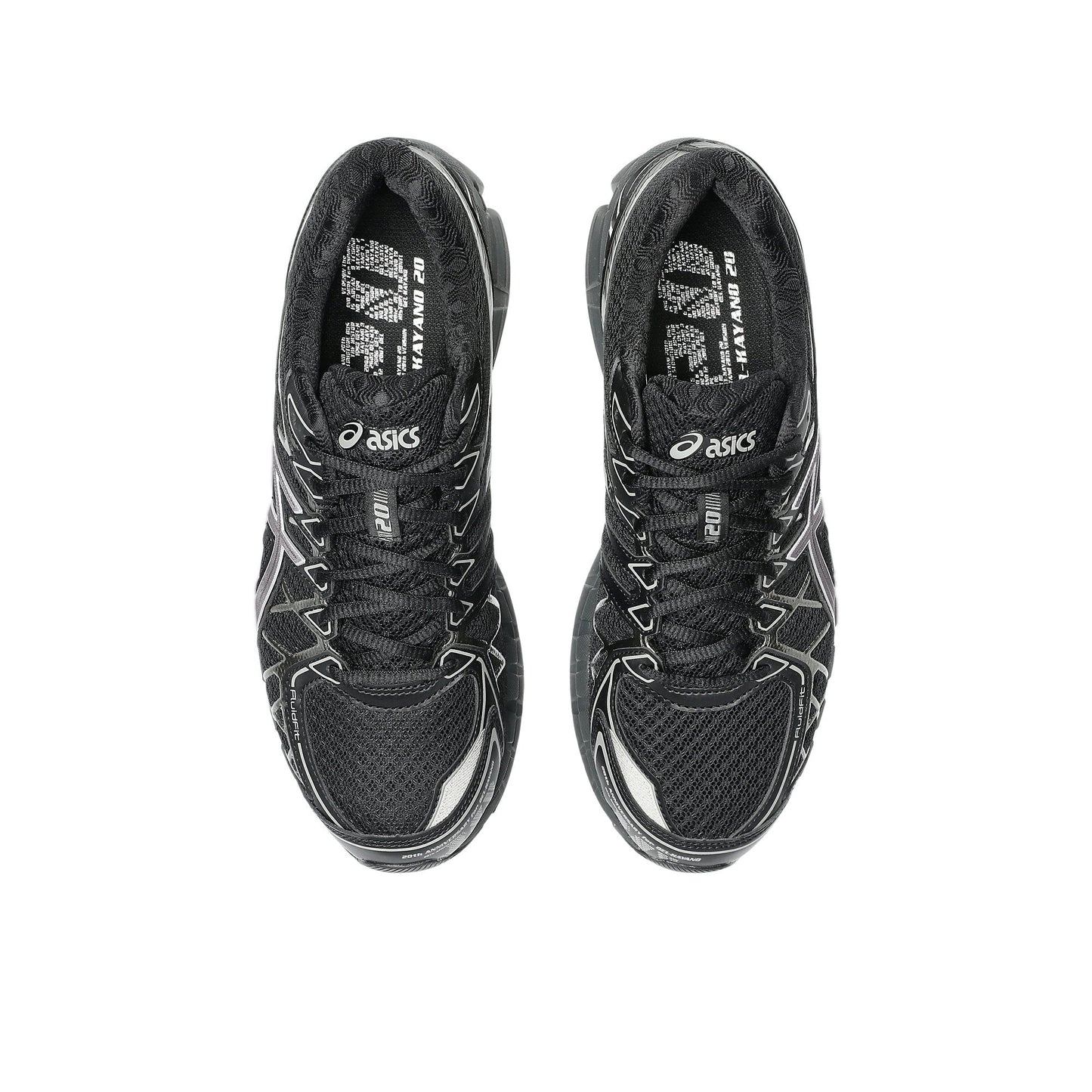 Men's Asics GEL-Kayano 20 - Black/Clay Grey