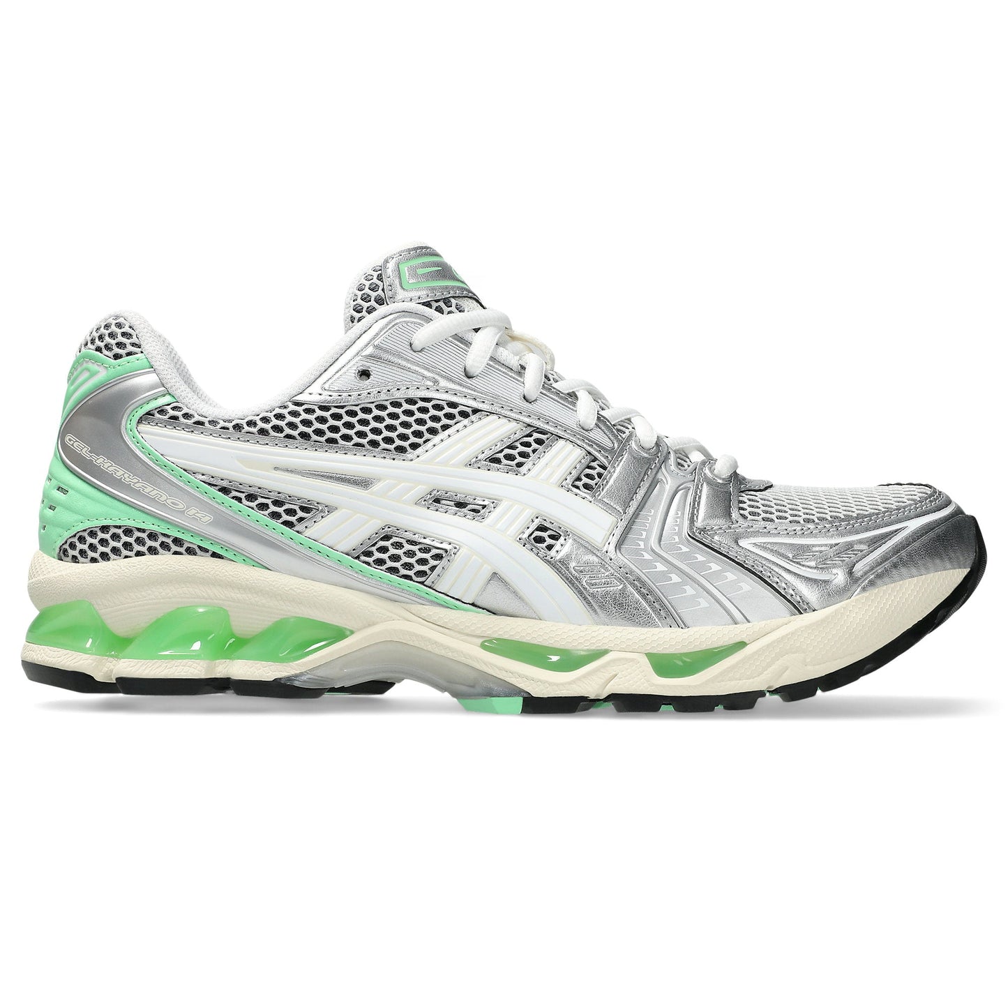 Men's Asics GEL-Kayano 14 - Silver/Lime