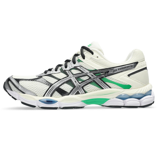 Men's Asics GEL-Cumulus 16 - Ivory/Pure Silver/Green