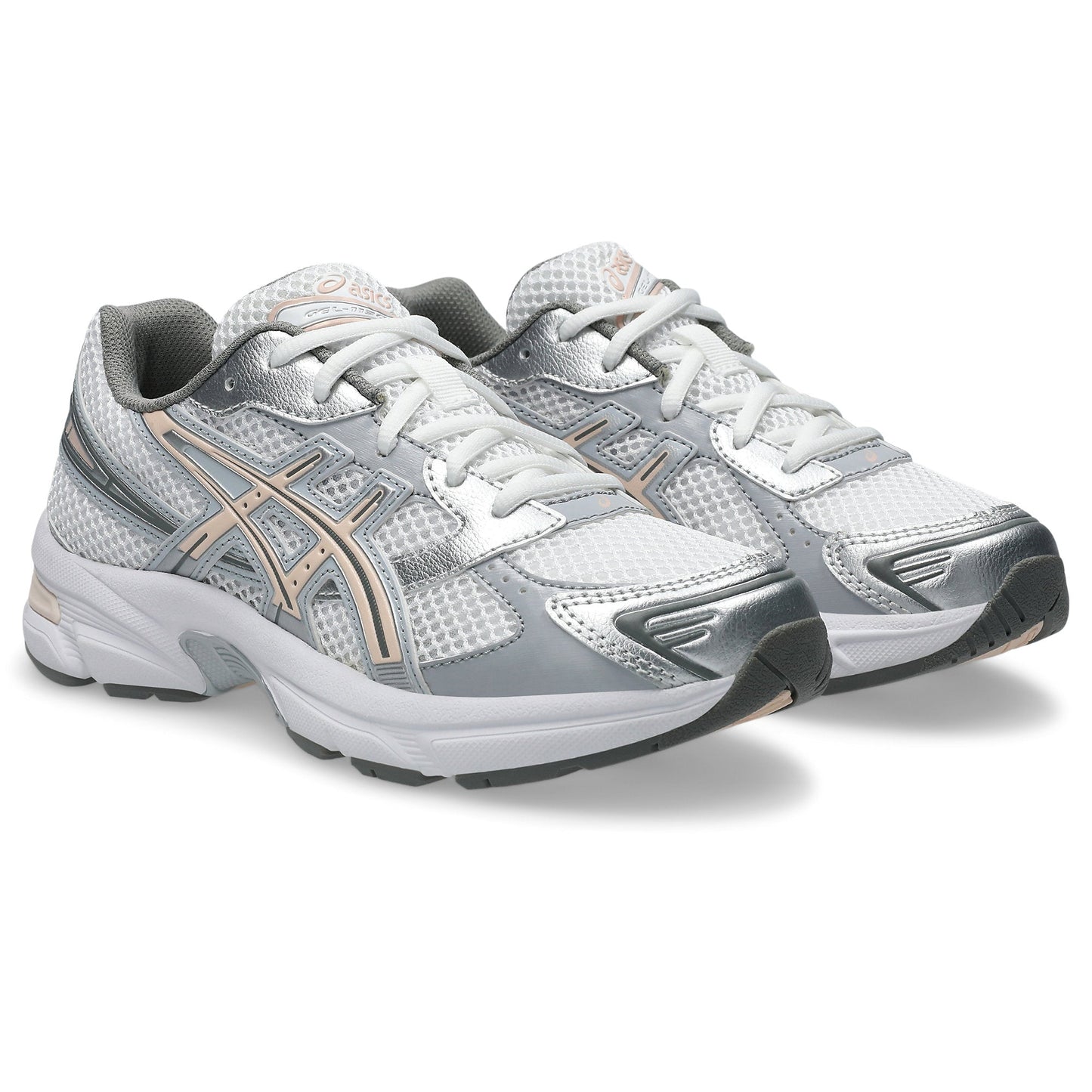 Grade School Asics GEL-1130 - White/Pearl Pink
