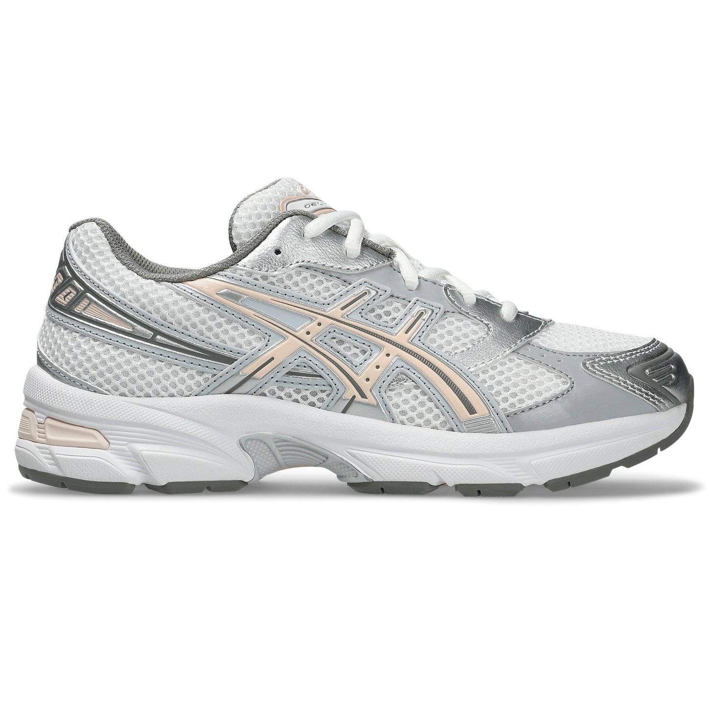 Grade School Asics GEL-1130 - White/Pearl Pink