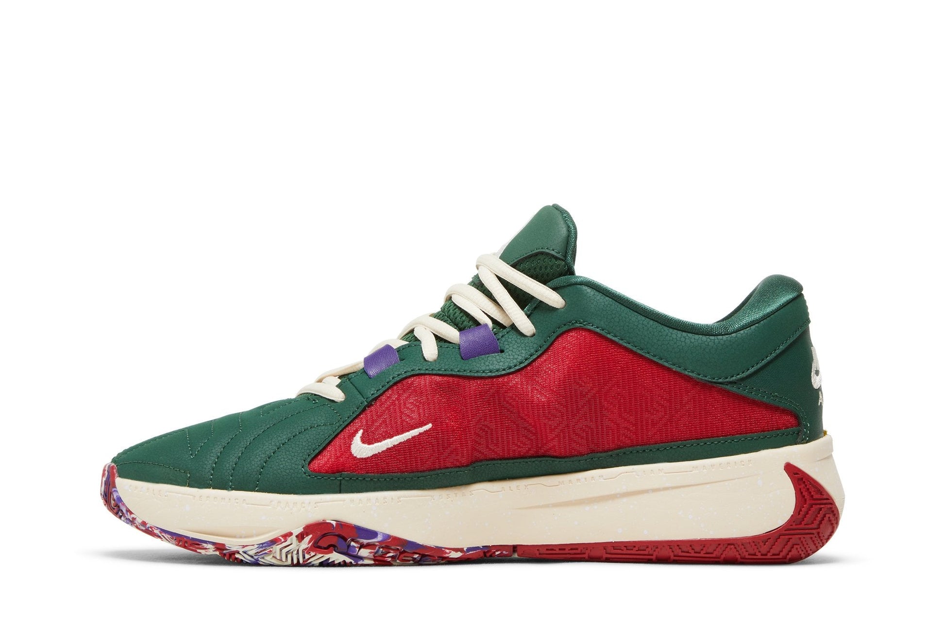 Gym Red/Metallic Gold/Fir/Court Purple/Flat Opal/White-