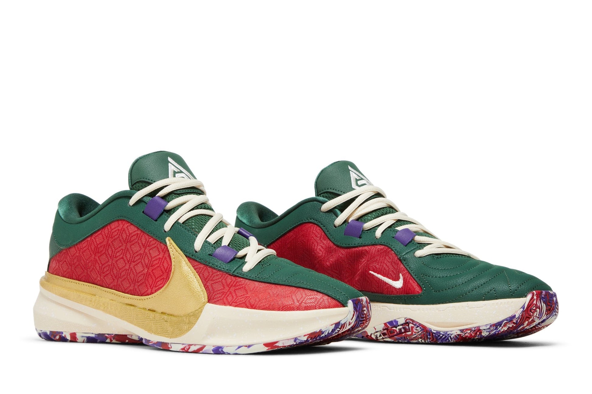 Gym Red/Metallic Gold/Fir/Court Purple/Flat Opal/White-