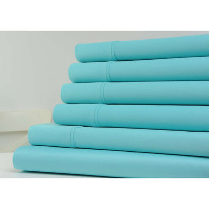 Kathy Ireland 1200 Thread Count 6 Piece Cotton Rich Sheet Set by Bed Bath Fashions