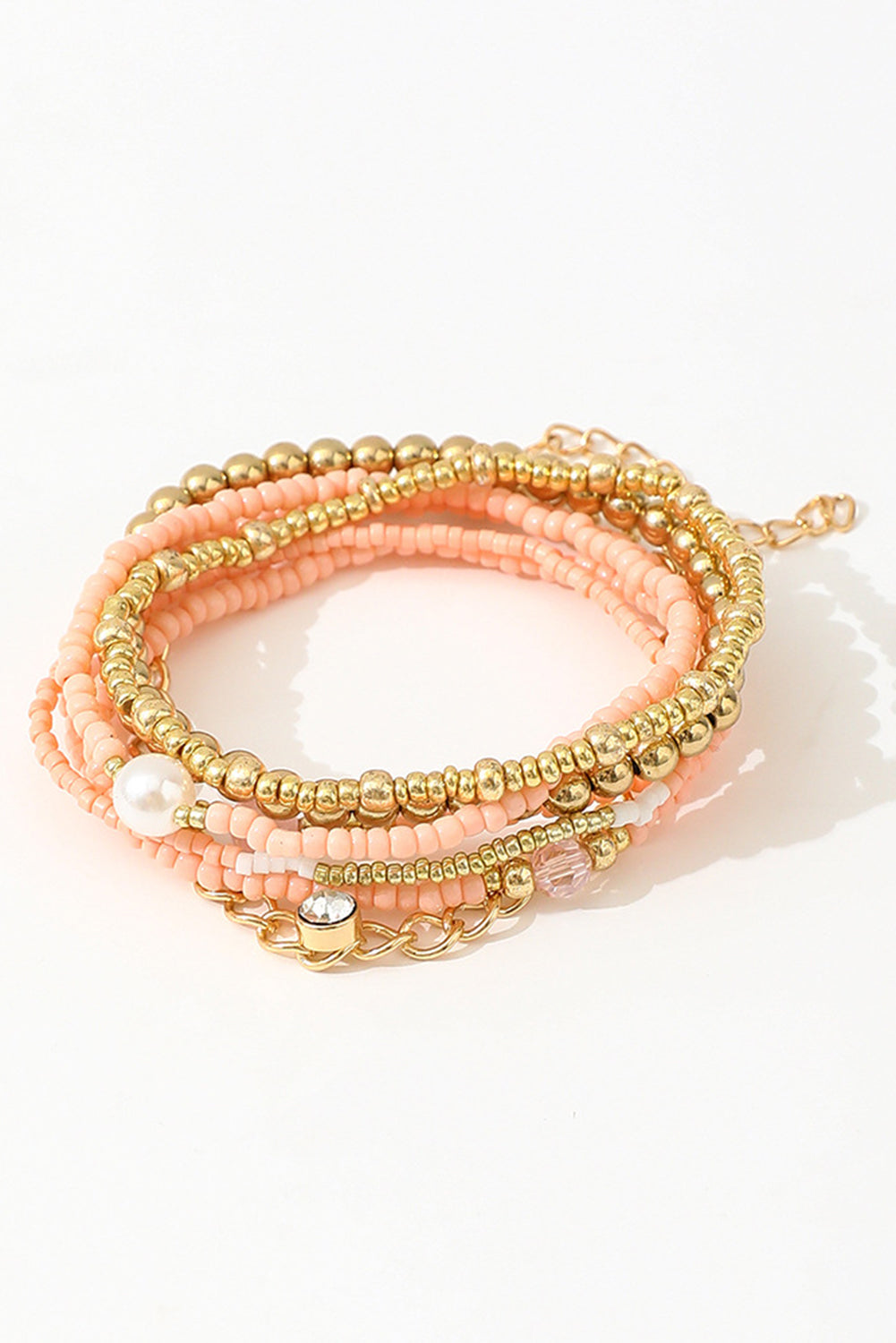 Threaded Pear Nancy Simple Beaded Layer Bracelet