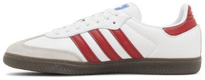 [IG1025] Mens adidas Samba OG 'White Better Scarlet'