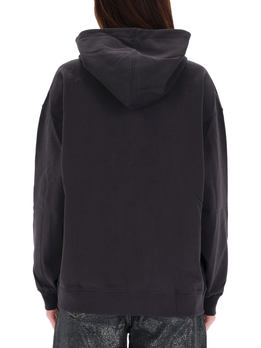 Puppy Sweatshirt in Charcoal