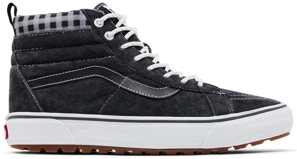 [vn0a5hzygyw] Mens Vans Sk8 Hi Mte 1 - Plaid Grey