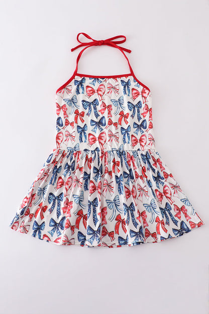 Bow print mom&me top