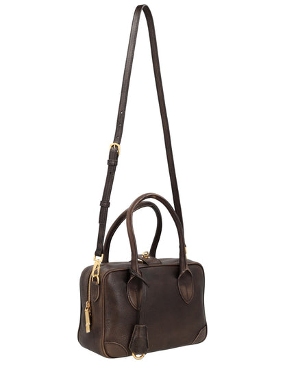 Handbag LIFE Brown Leather