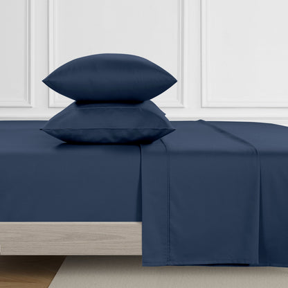 Kathy Ireland 500 Thread Count Tencel Cooling Cotton 4-Piece Sheet Set