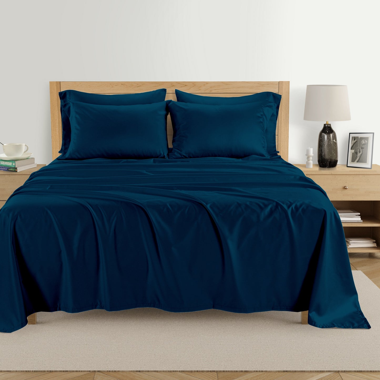 Kathy Ireland 1000 Thread Count Egyptian Cotton Rich 6-Piece Sheet Set