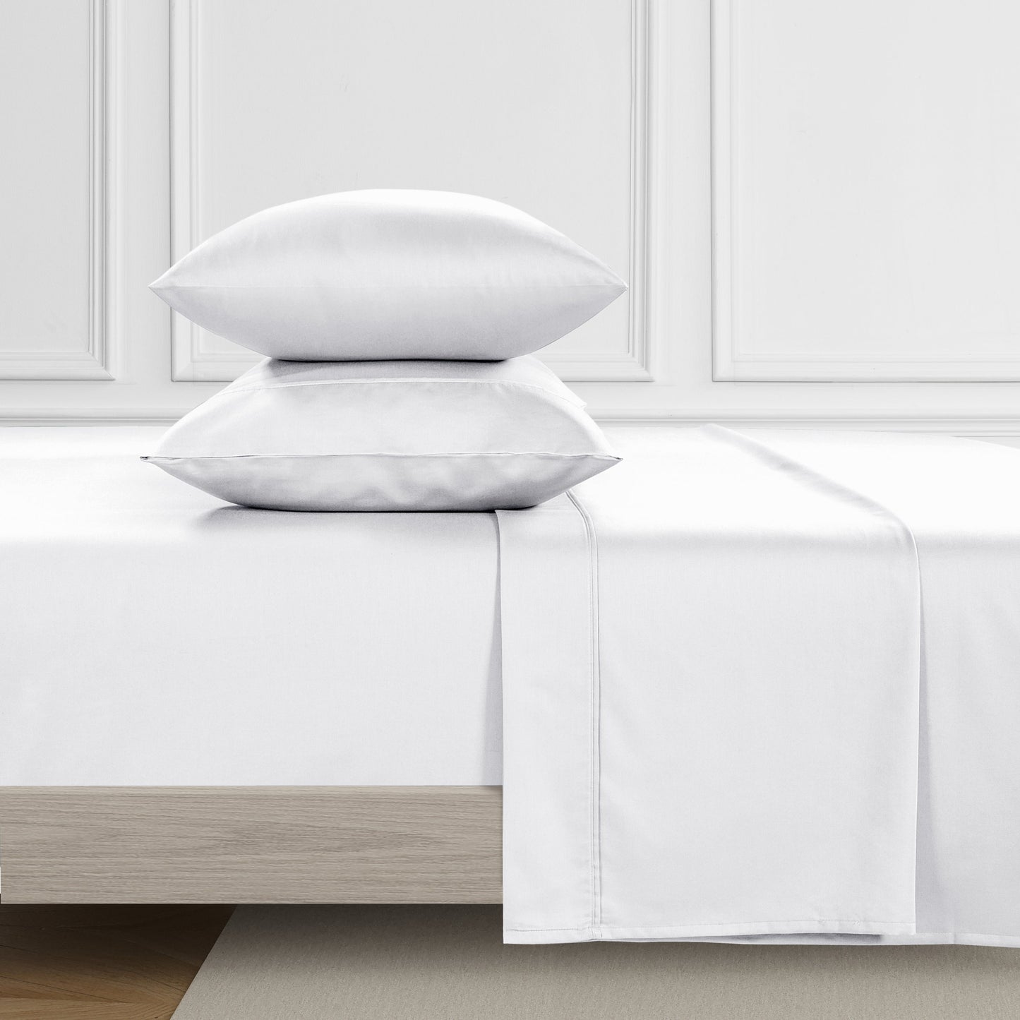 Kathy Ireland 500 Thread Count Tencel Cooling Cotton 4-Piece Sheet Set