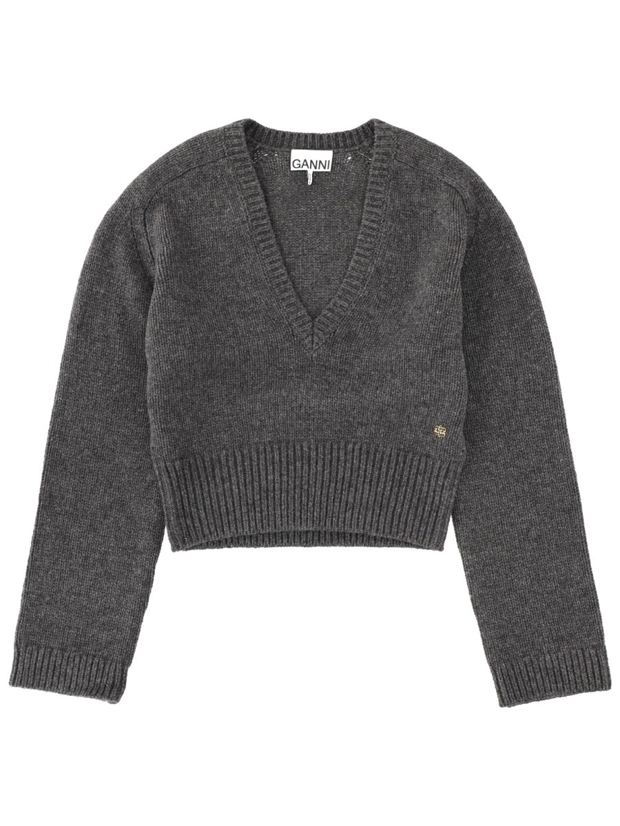 V-Neck Cashmere Blend Sweater