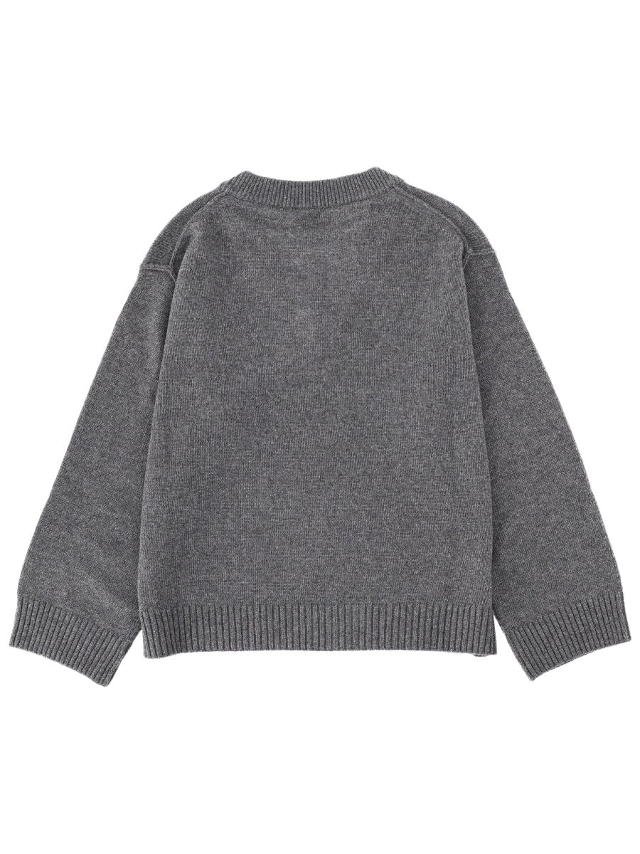 Logo Sweater in Grey