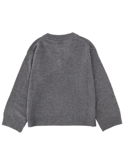 Logo Sweater in Grey