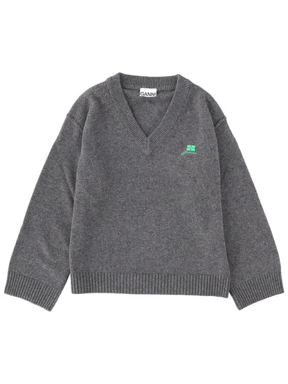 Logo Sweater in Grey