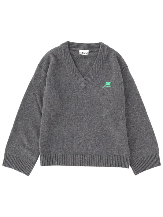 Logo Sweater in Grey