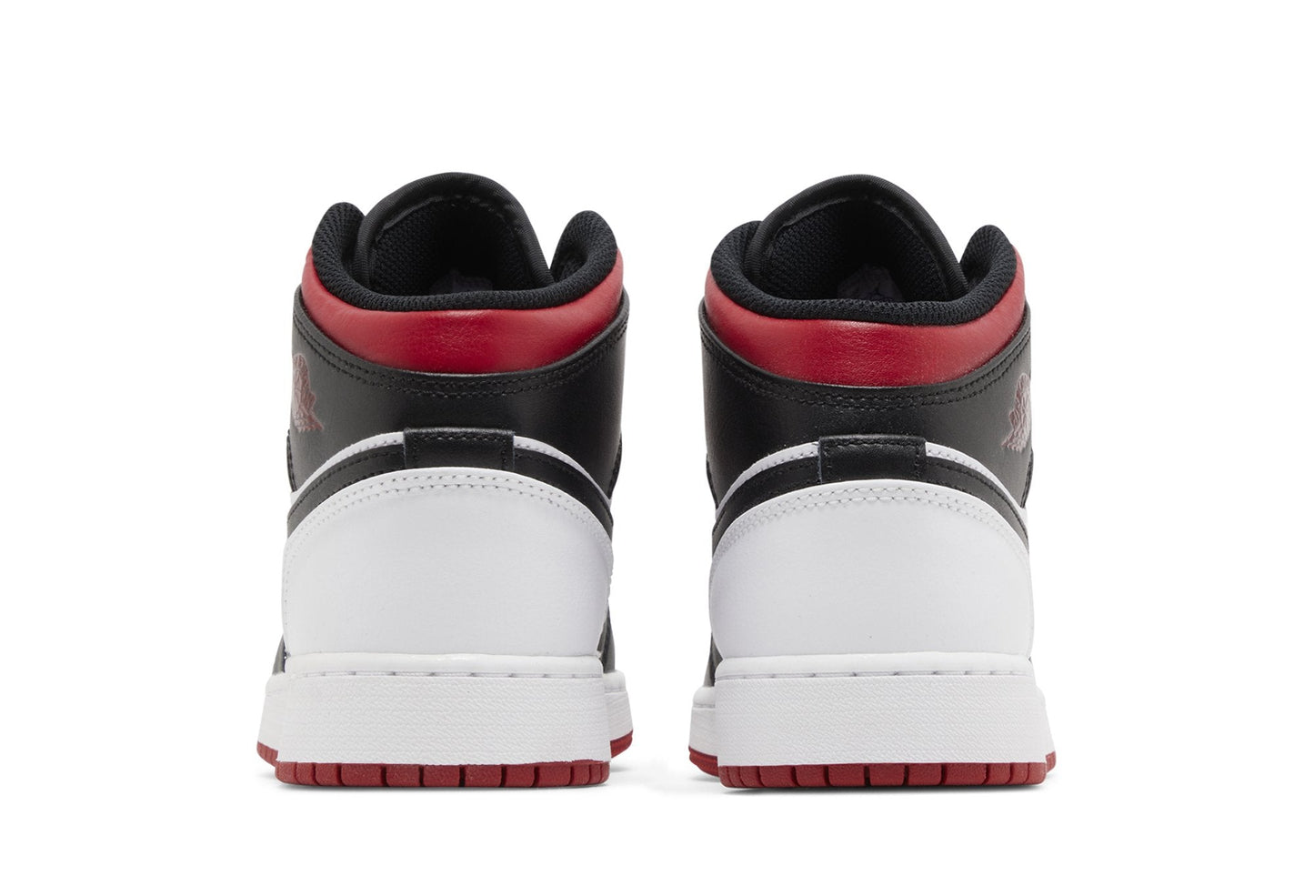 Grade School Air Jordan Retro 1 Mid 'Gym Red Black Toe (Gs)'