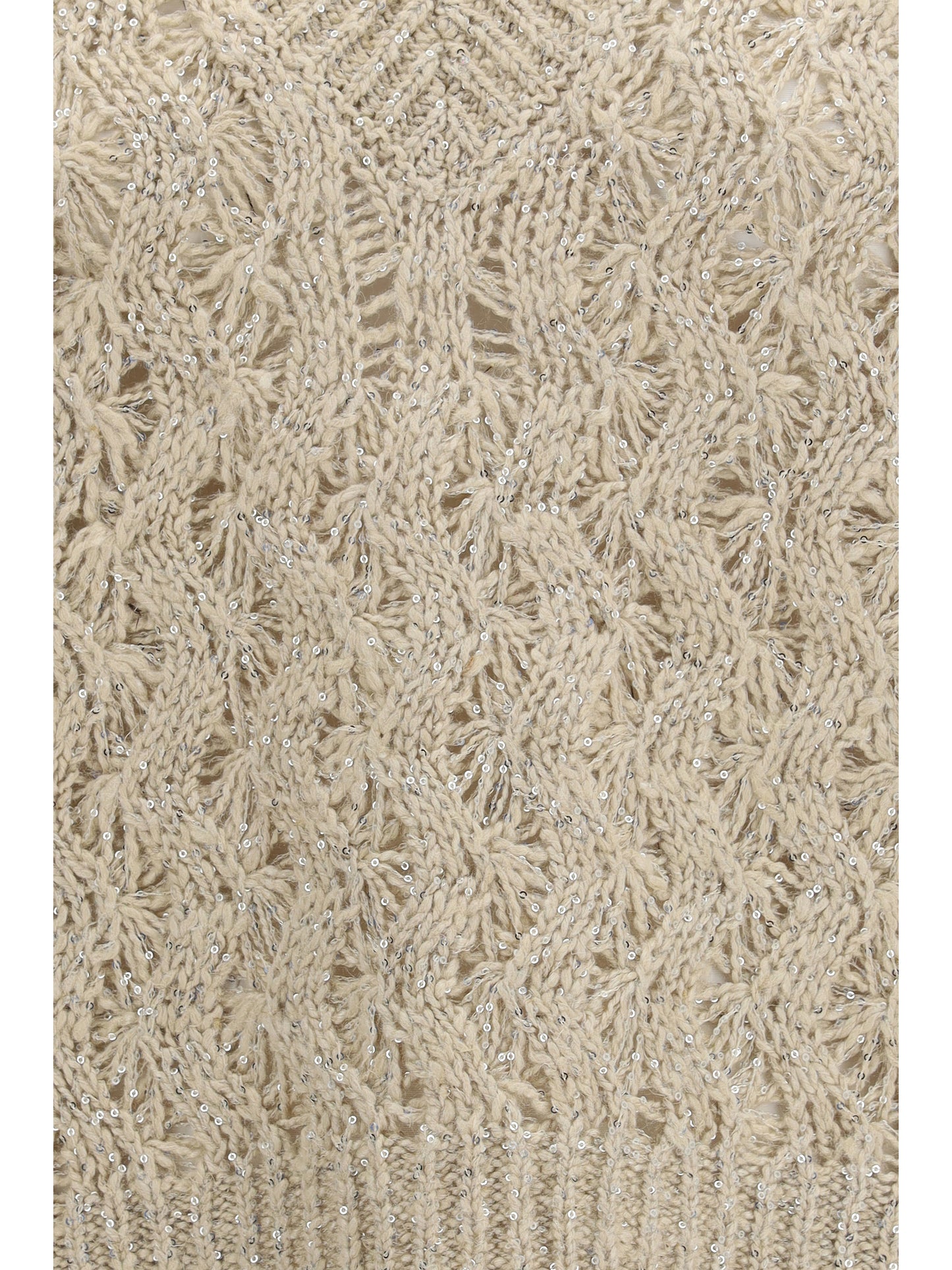 Silk-Blend Sequined Vest
