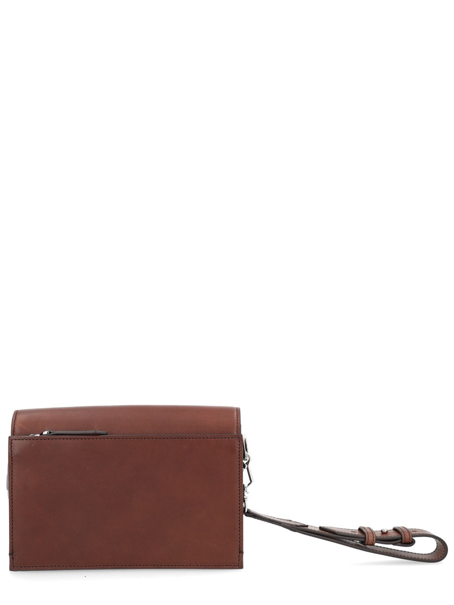 Leather Shoulder Bag Brown
