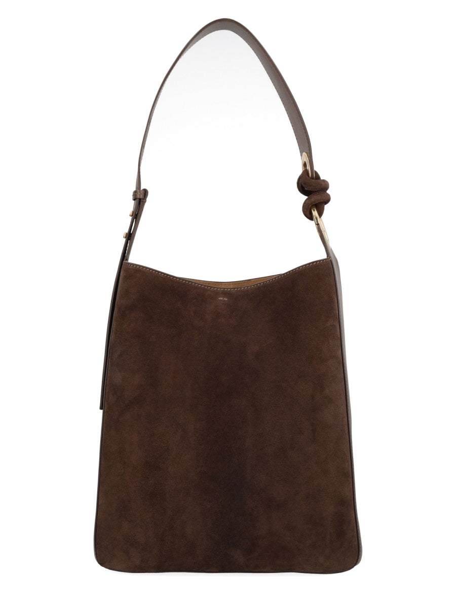 Brown Leather Shoulder Bag