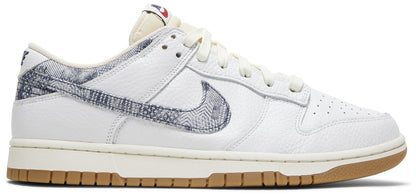 Nike Men's Dunk Low 'New Americana Washed Denim' Sneakers