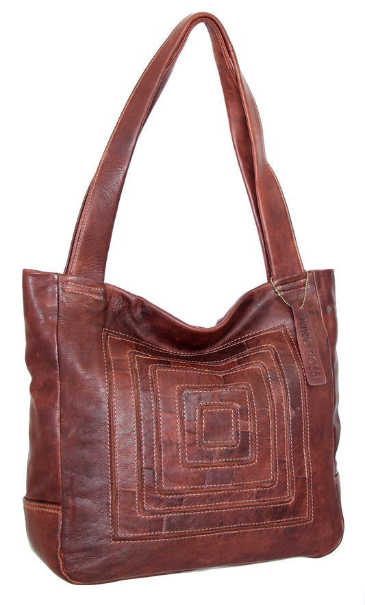 Nino Bossi Fina Tote - Chestnut