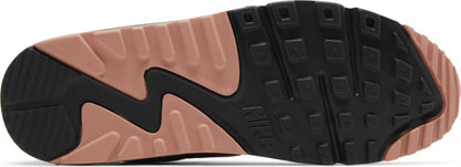 Nike Men's Air Max 90 'Ironstone Red Stardust' - Summit White/Ironstone/Black/Red Stardust Sneakers