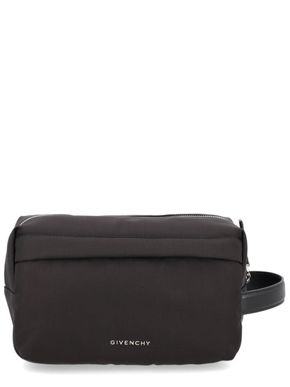 Logo Clutch Bag