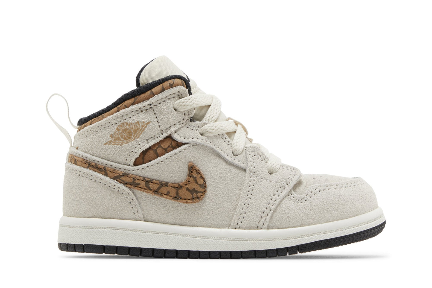 Toddlers Air Jordan Retro 1 Mid Se 'Brown Elephant (Td)'