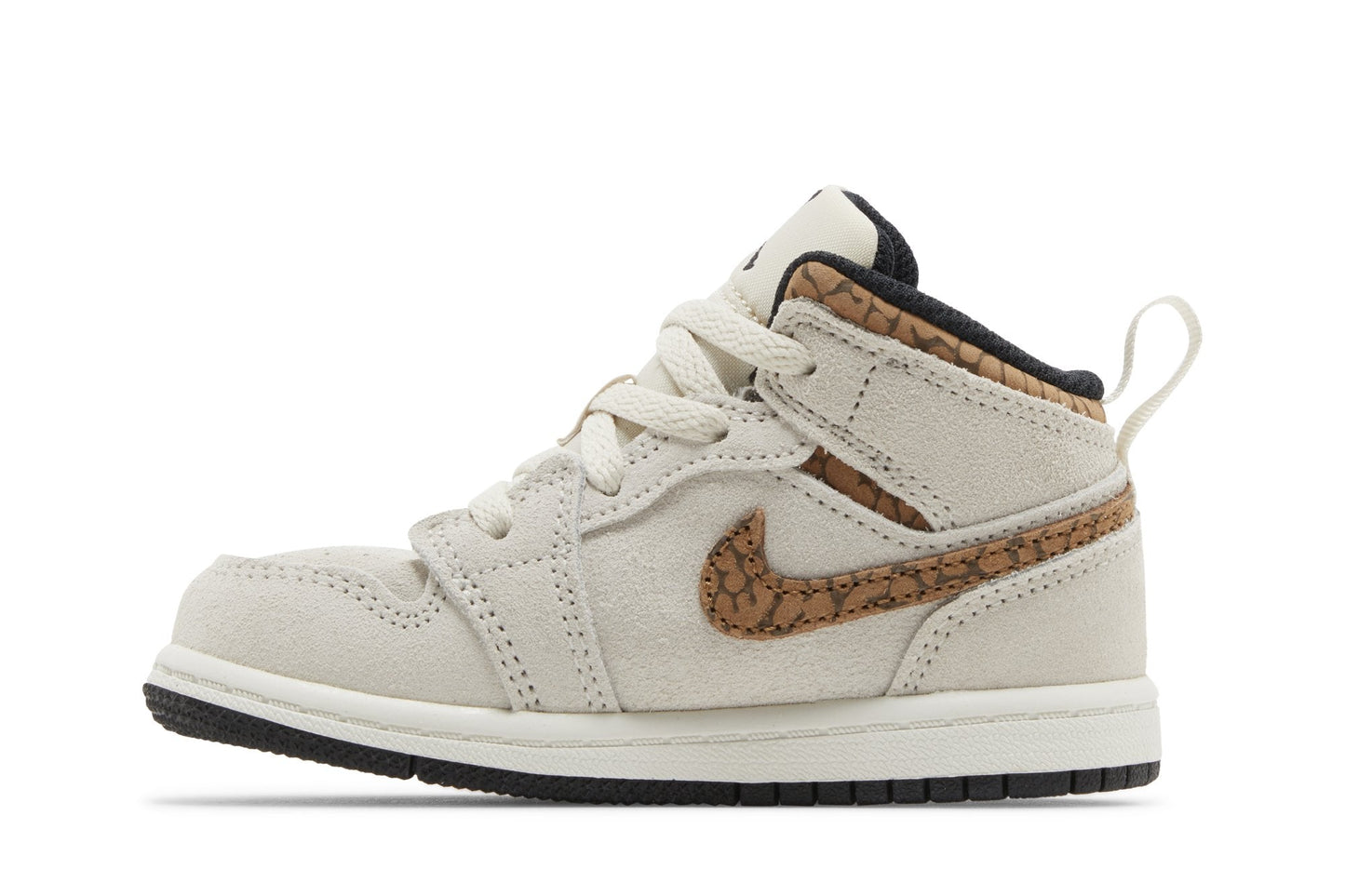 Toddlers Air Jordan Retro 1 Mid Se 'Brown Elephant (Td)'
