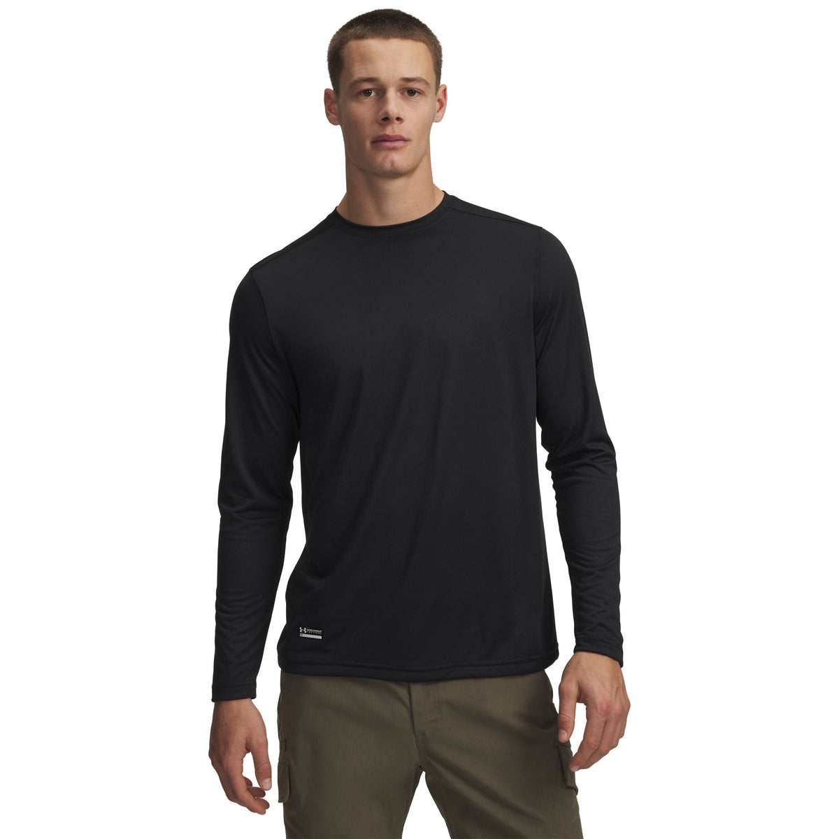Under Armour Mens UA Tac Tech Long-Sleeve Tee - Black