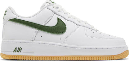 Nike Men's Air Force 1 Low Retro Qs 'Color Of The Month White Forest Green' Sneakers