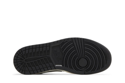 Air Jordan Women's Retro 1 Mid Se 'Black Grey Silver' W Sneakers